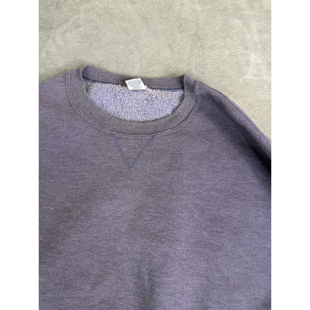 Vintage 90s Russell Athletic Sweatshirt Men's Size XL Tall Purple Made In USA - Picture 3 of 9